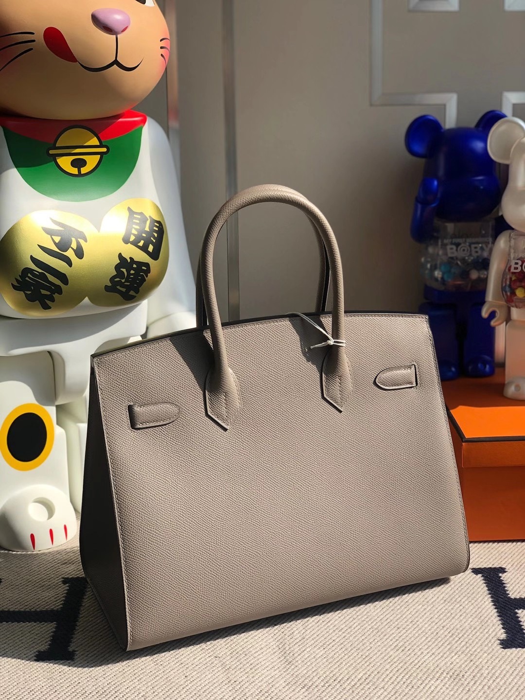 愛馬仕2021年新刻印 Z刻印 Hermes Birkin 30cm M8 瀝青灰 Griss Asphalte Sellier Epsom