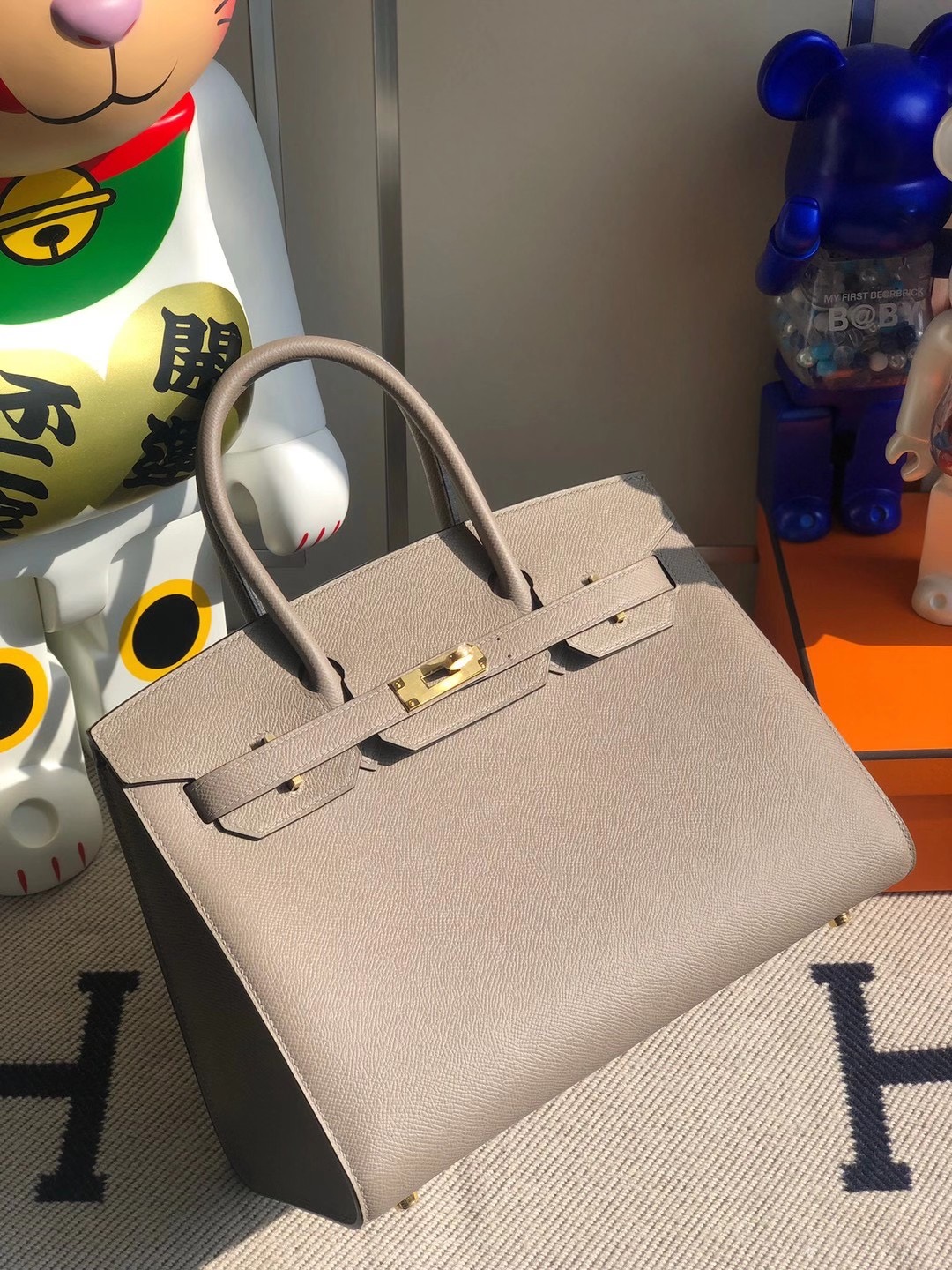 愛馬仕2021年新刻印 Z刻印 Hermes Birkin 30cm M8 瀝青灰 Griss Asphalte Sellier Epsom