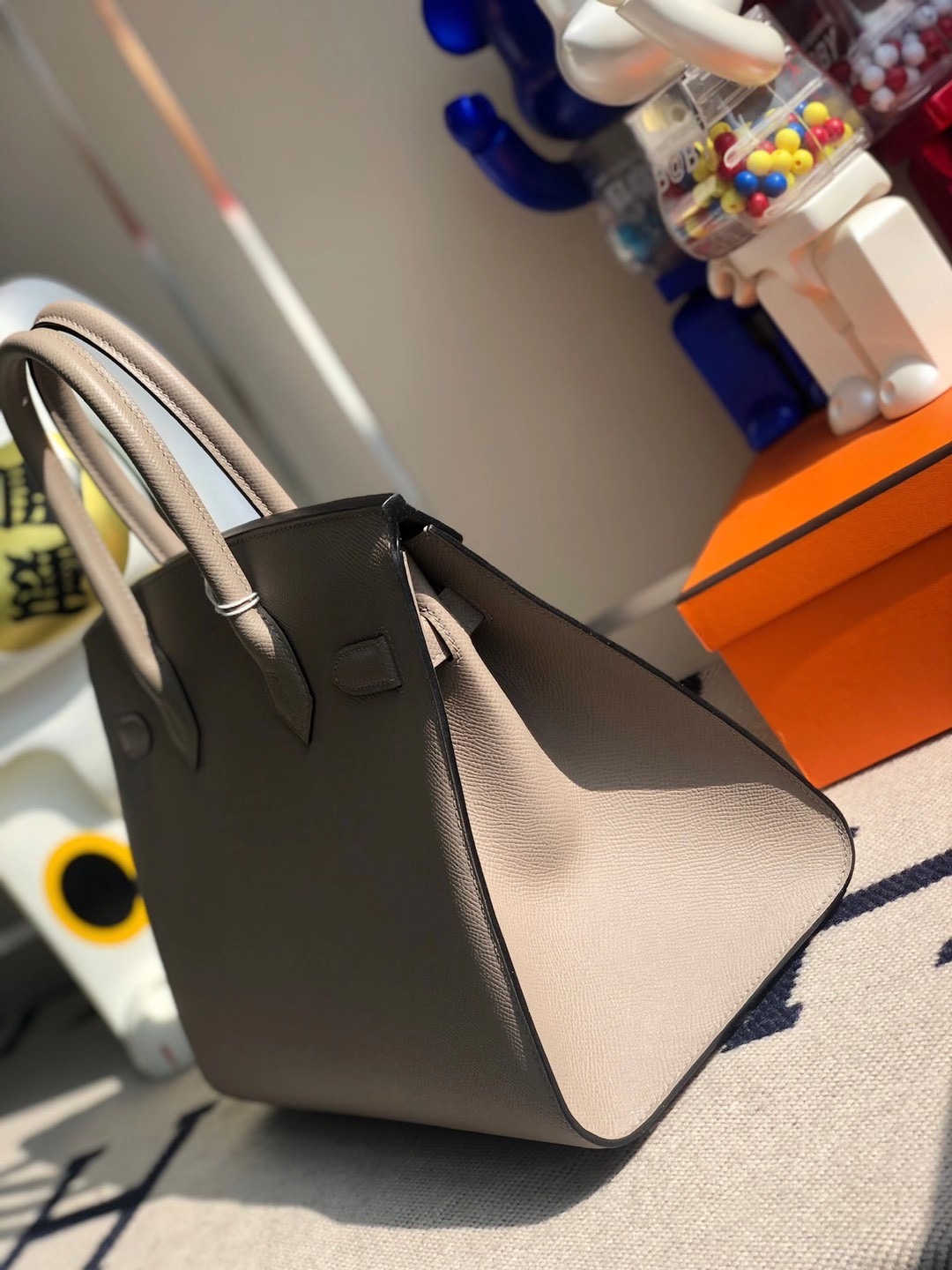 愛馬仕2021年新刻印 Z刻印 Hermes Birkin 30cm M8 瀝青灰 Griss Asphalte Sellier Epsom