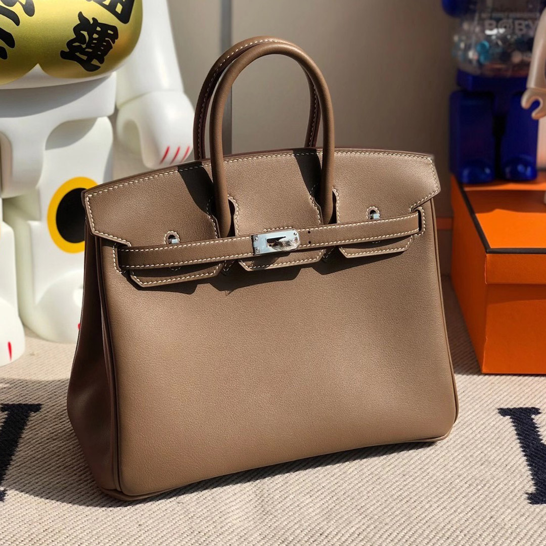 Hong Kong Hermes Birkin 25cm Swift D0 beige de weimer 威犬馬米色