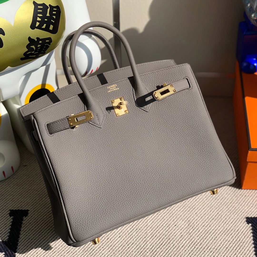 香港沙田區馬鞍山 Hong Kong Hermes Birkin 25cm Togo 8F Etain 錫器灰