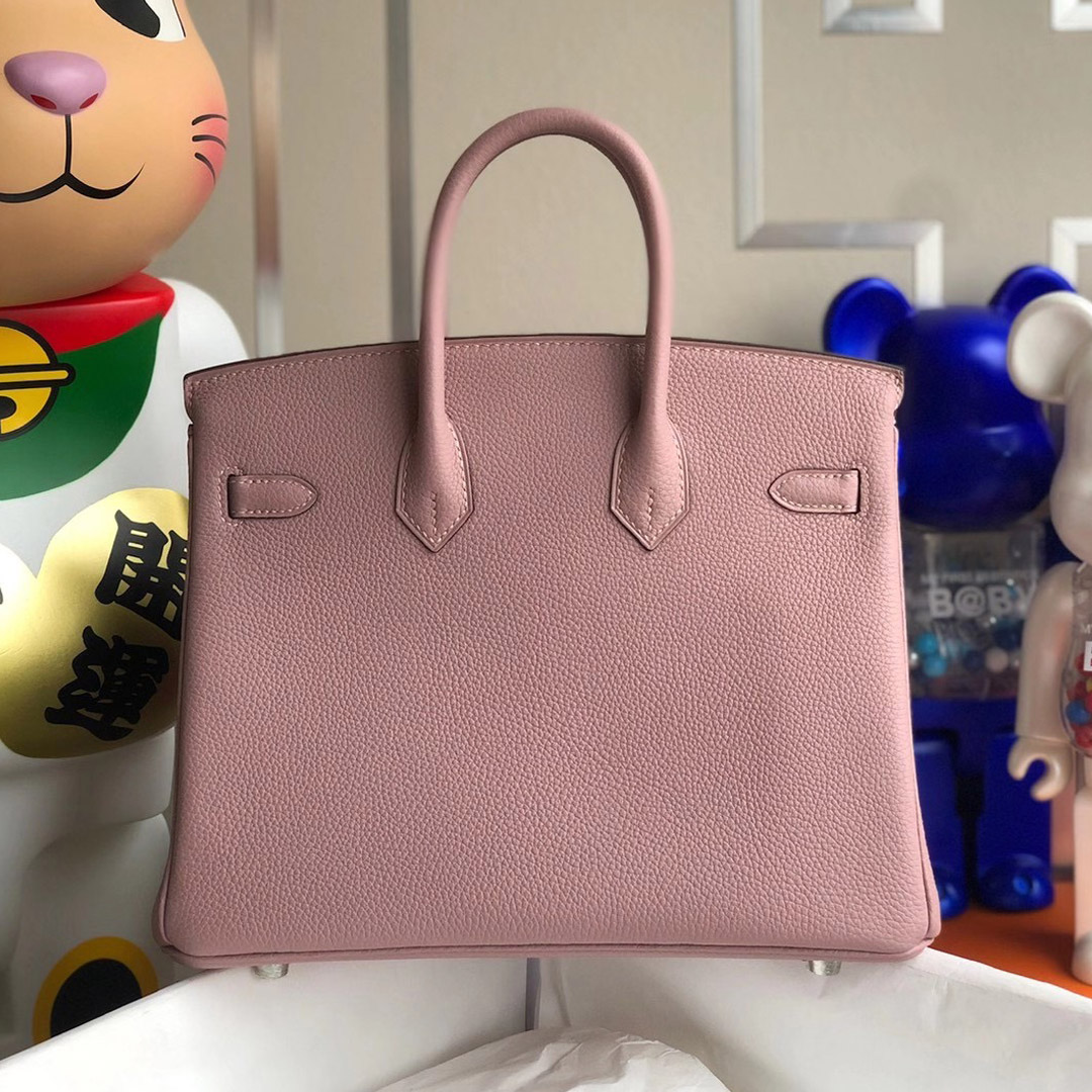 臺灣新北市林口區 Hermes Birkin 25cm Handbag 4W Glycine 紫藤粉