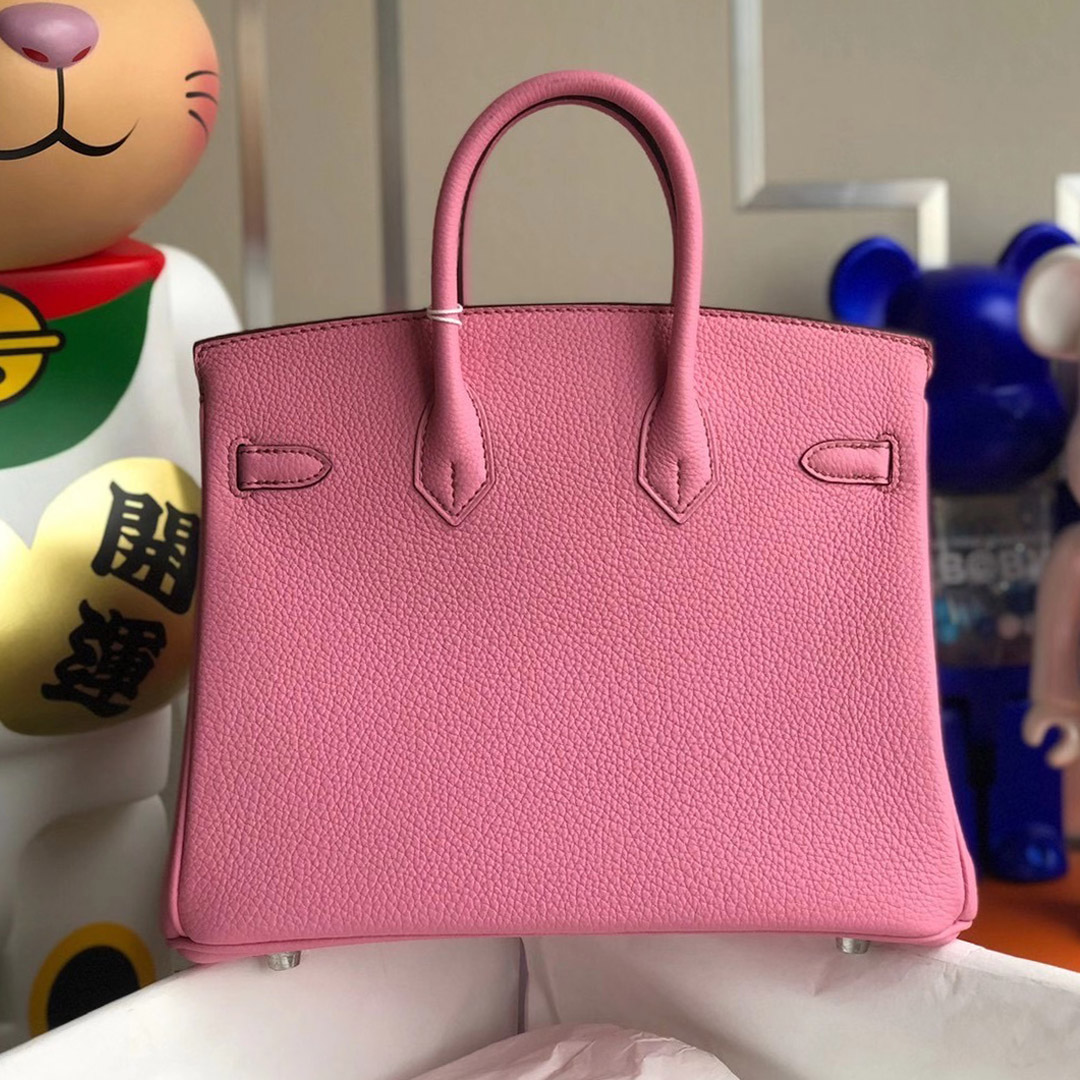 愛馬仕鉑金包多少錢 Hermes Birkin 25cm Togo 5P bubblegum pink 櫻花粉