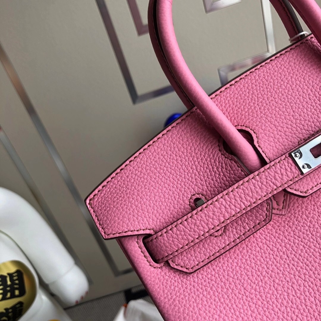 愛馬仕鉑金包多少錢 Hermes Birkin 25cm Togo 5P bubblegum pink 櫻花粉