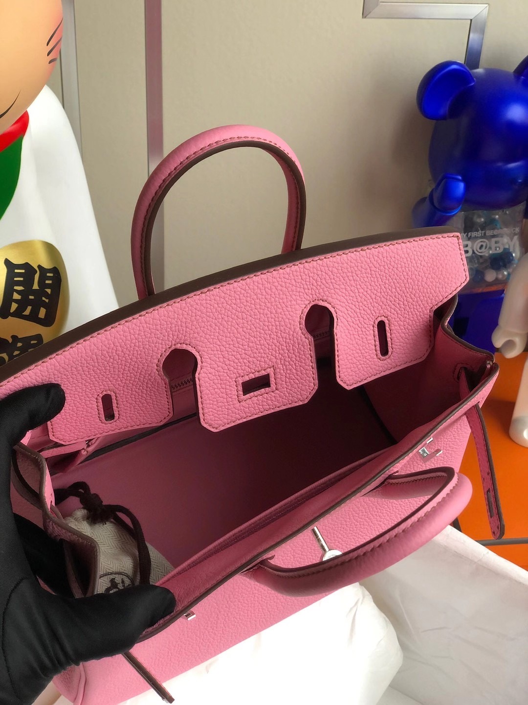 愛馬仕鉑金包多少錢 Hermes Birkin 25cm Togo 5P bubblegum pink 櫻花粉