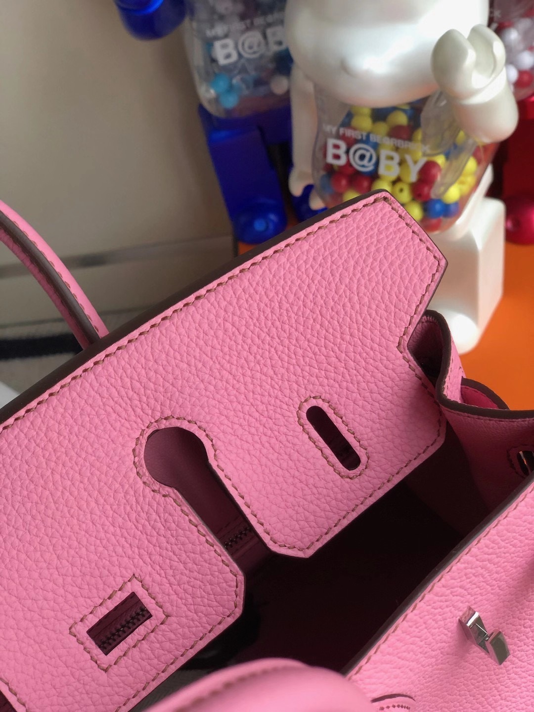 愛馬仕鉑金包多少錢 Hermes Birkin 25cm Togo 5P bubblegum pink 櫻花粉