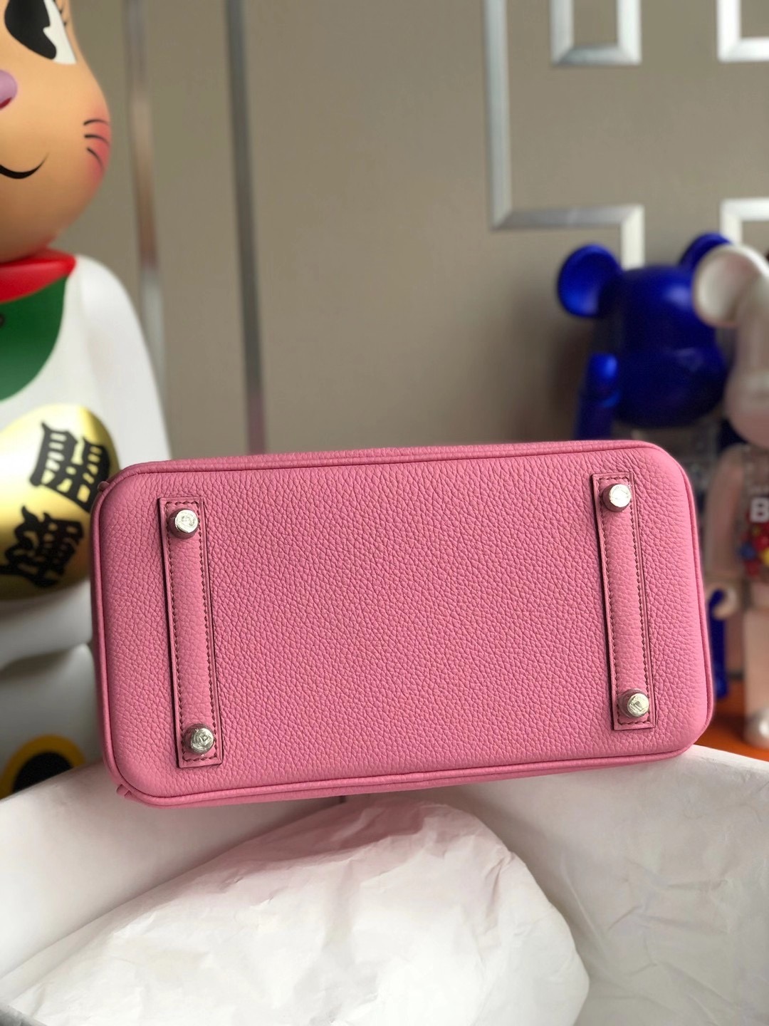 愛馬仕鉑金包多少錢 Hermes Birkin 25cm Togo 5P bubblegum pink 櫻花粉