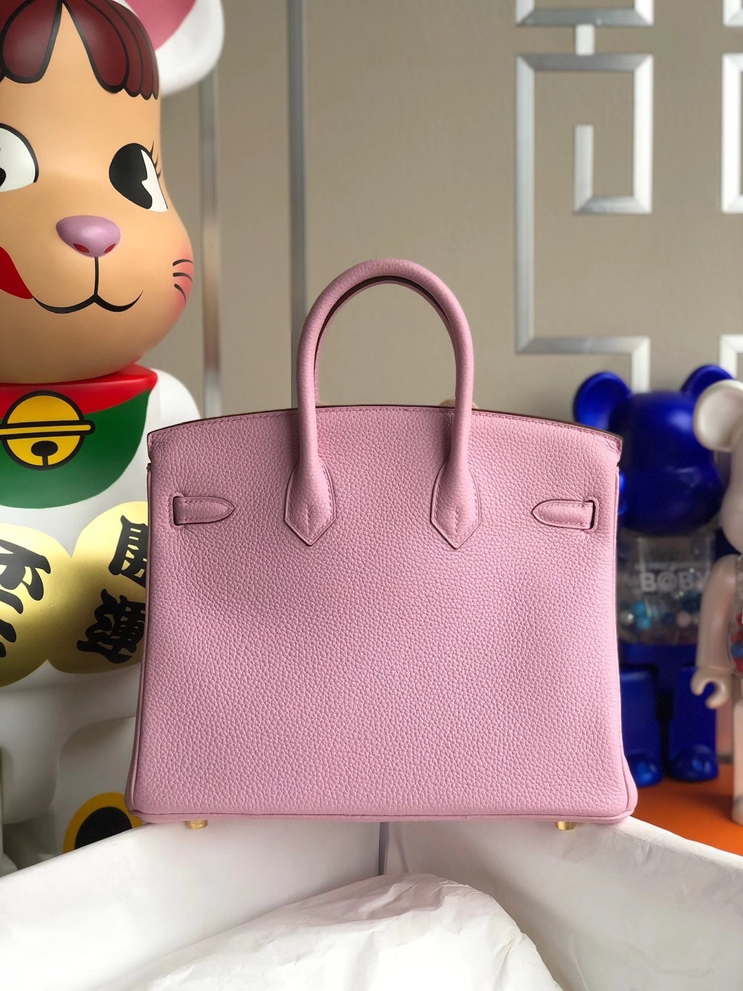 愛馬仕鉑金包官網價格 Hermes Birkin togo 25cm X9 Mauve Sylvestre 錦葵紫