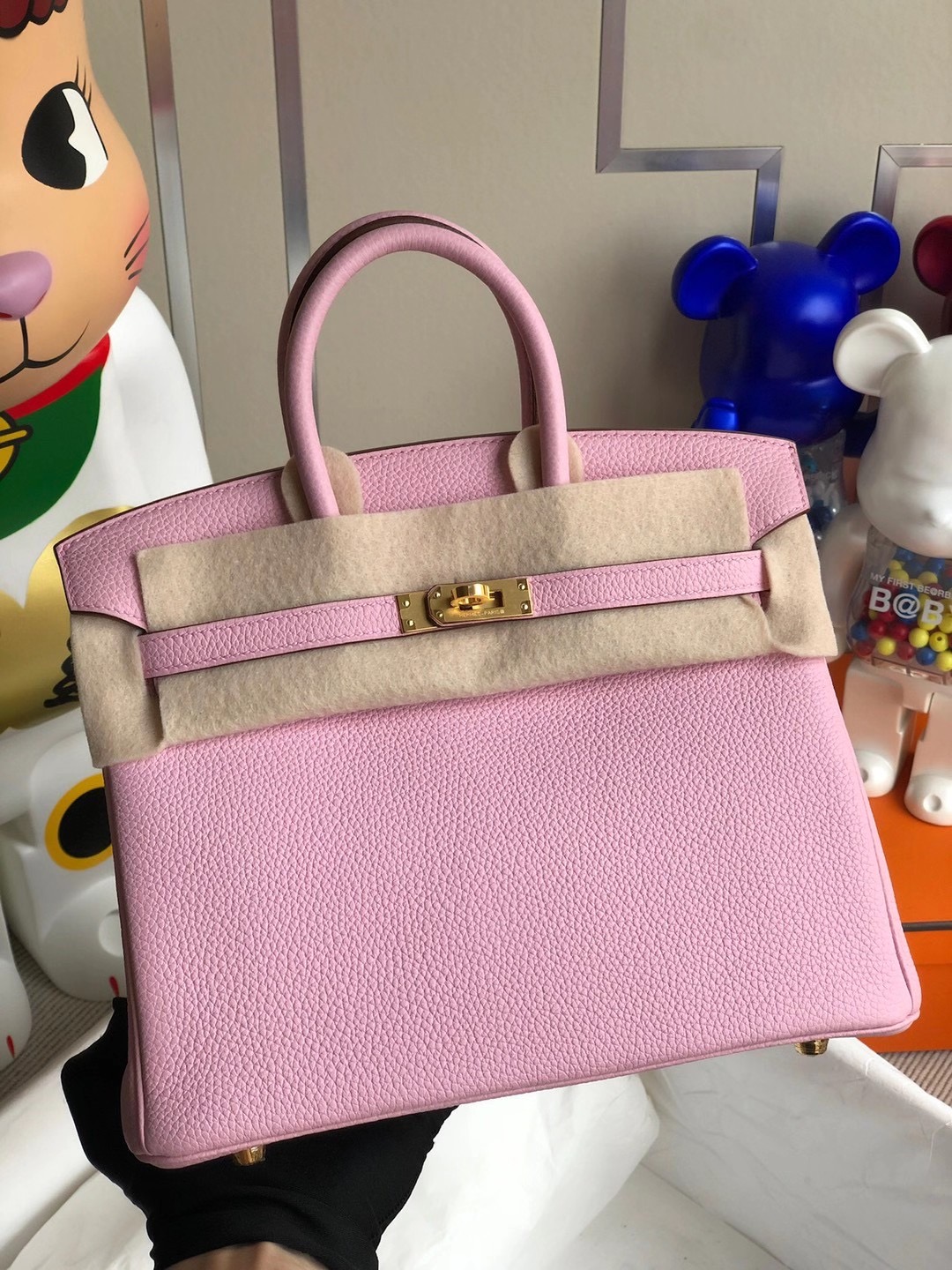 愛馬仕鉑金包官網價格 Hermes Birkin togo 25cm X9 Mauve Sylvestre 錦葵紫