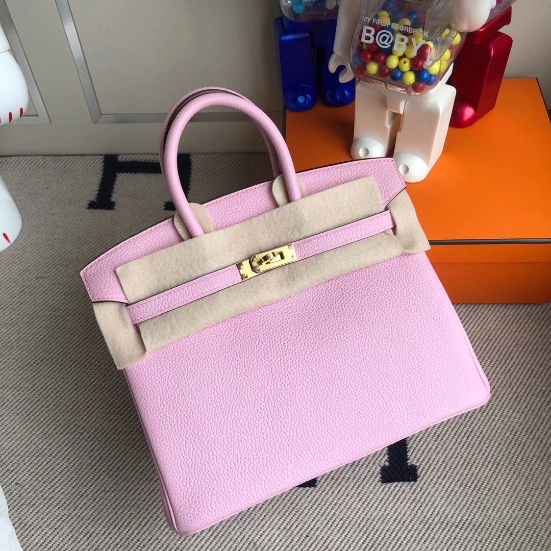 愛馬仕鉑金包官網價格 Hermes Birkin togo 25cm X9 Mauve Sylvestre 錦葵紫