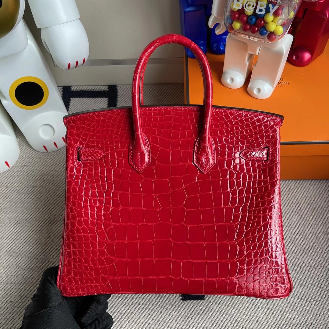 愛馬仕鉑金包價格及圖片 Hermes Birkin 25cm 95 Braise M8 Griss Asphalte 美洲鱷魚