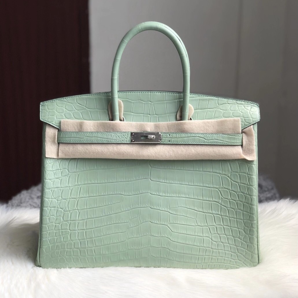 Hermes Birkin 35cm Handbag CK6U Peppermint Green 水綠色 薄荷綠