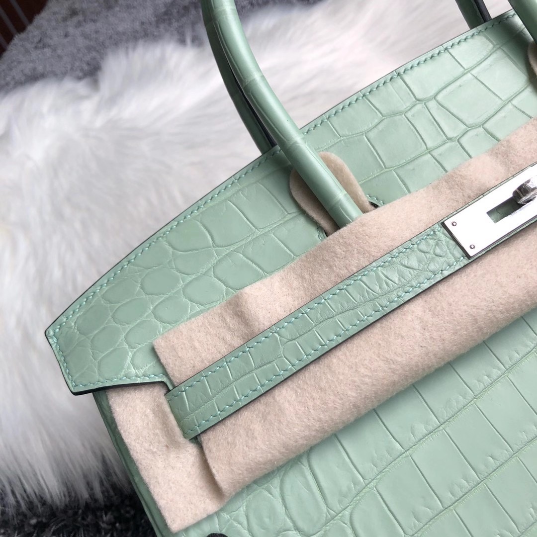 Hermes Birkin 35cm Handbag CK6U Peppermint Green 水綠色 薄荷綠