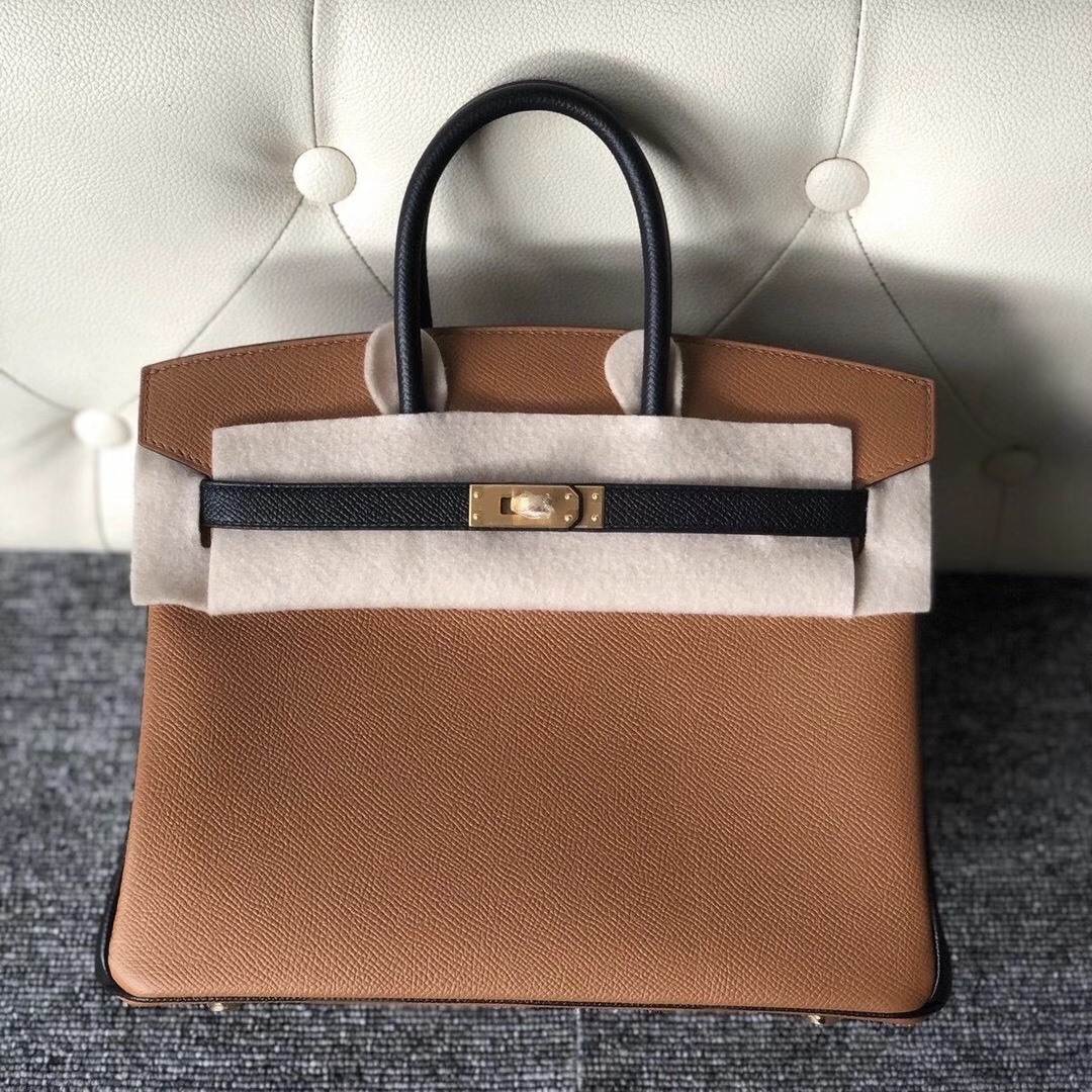 新北市五股區 愛馬仕鉑金包價格 Hermes HSS Birkin 25cm CK37 Gold  89 Noir 黑色