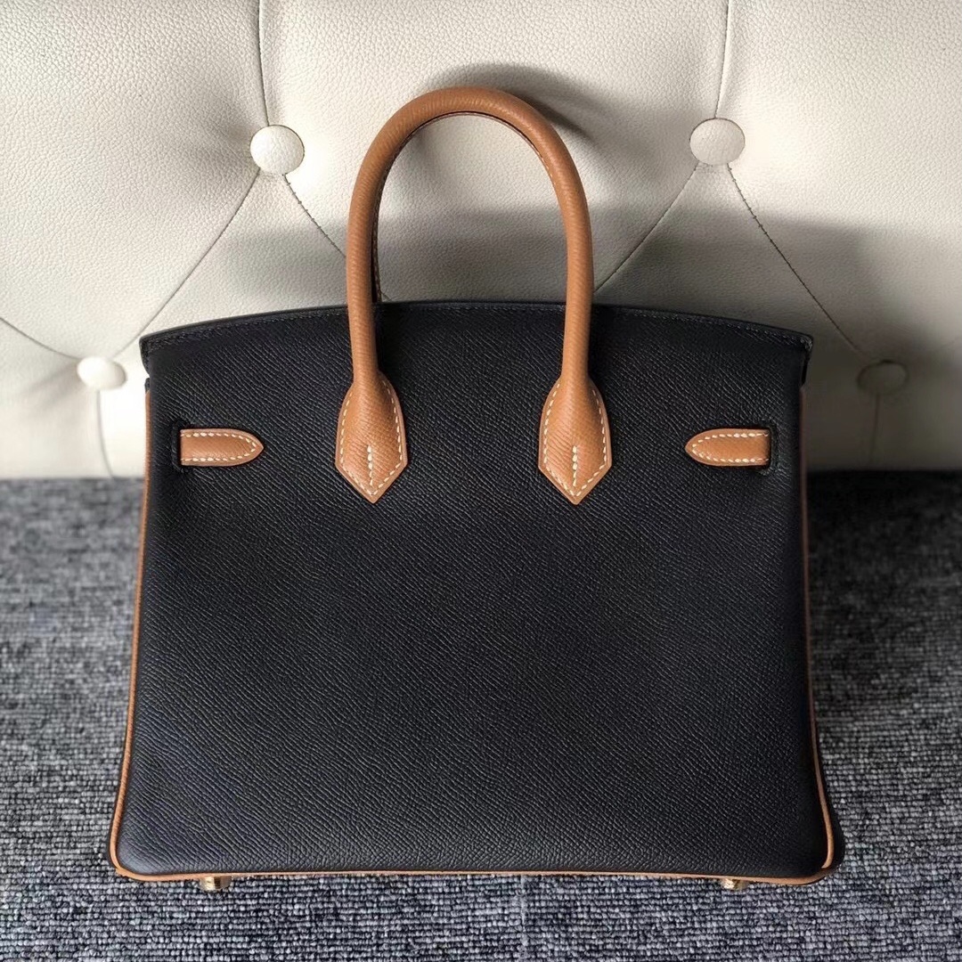 愛馬仕鉑金包價格及圖片尺寸 Hermes HSS Birkin 25cm CK89 Noir 1H toffee