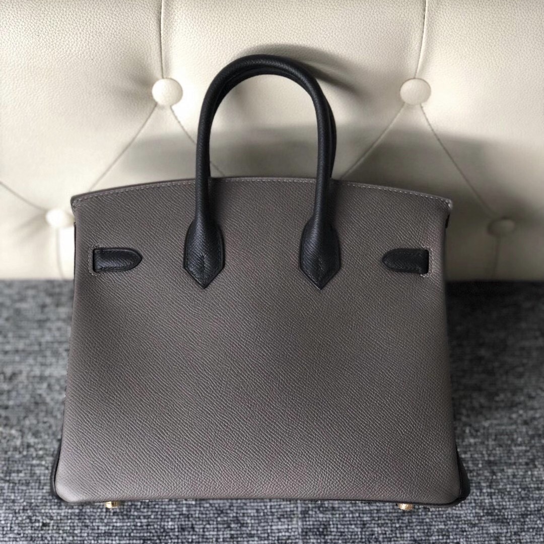 愛馬仕鉑金包多少錢一個 Hermes HSS Birkin 25cm 8F Etain 錫器灰 89 Noir