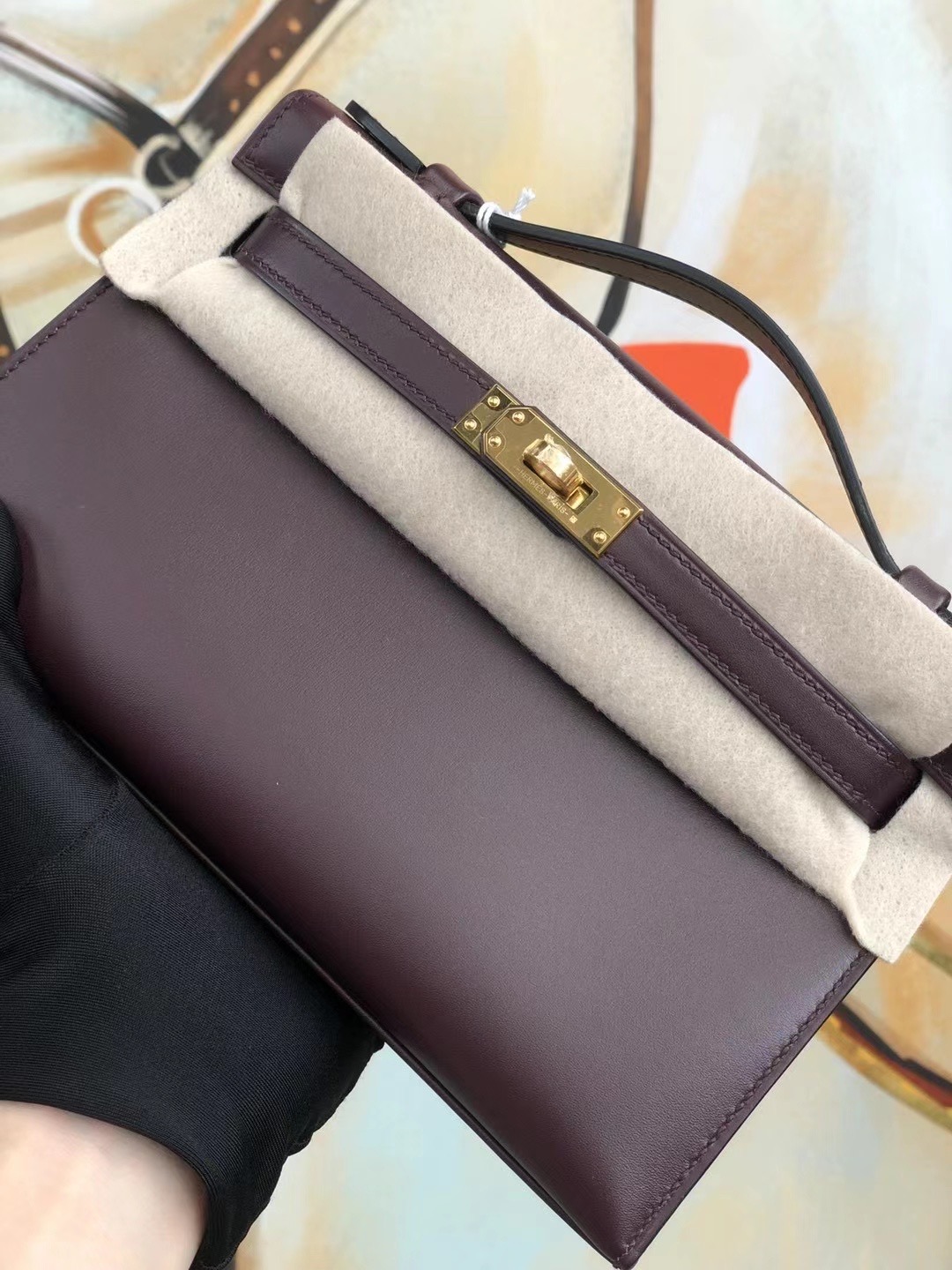 臺灣新北市中和區 Taiwan Hermes Mini Kelly Pochette 22cm BOX leather