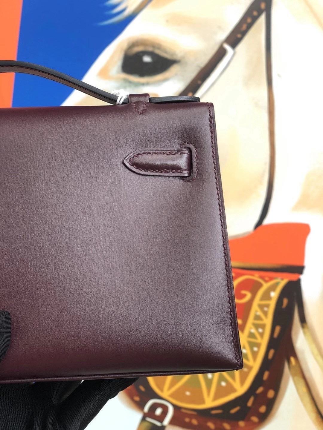 臺灣新北市中和區 Taiwan Hermes Mini Kelly Pochette 22cm BOX leather