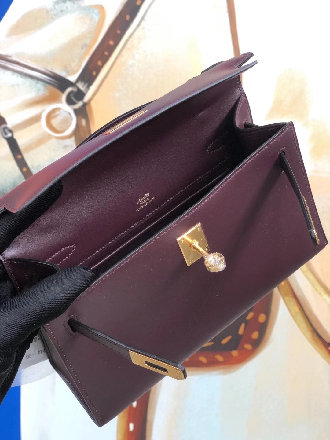 臺灣新北市中和區 Taiwan Hermes Mini Kelly Pochette 22cm BOX leather