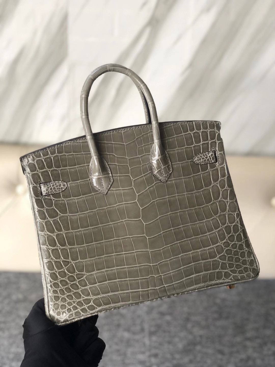 臺北市大安區愛馬仕鉑金包 Hermes Birkin 25cm 81斑鳩灰 Gris Tourterelle