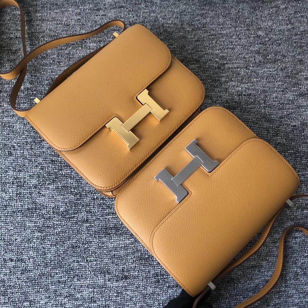 愛馬仕包包多少錢 Taiwan Hermes Constance 19cm 2S Seasme 芝麻色 Epsom