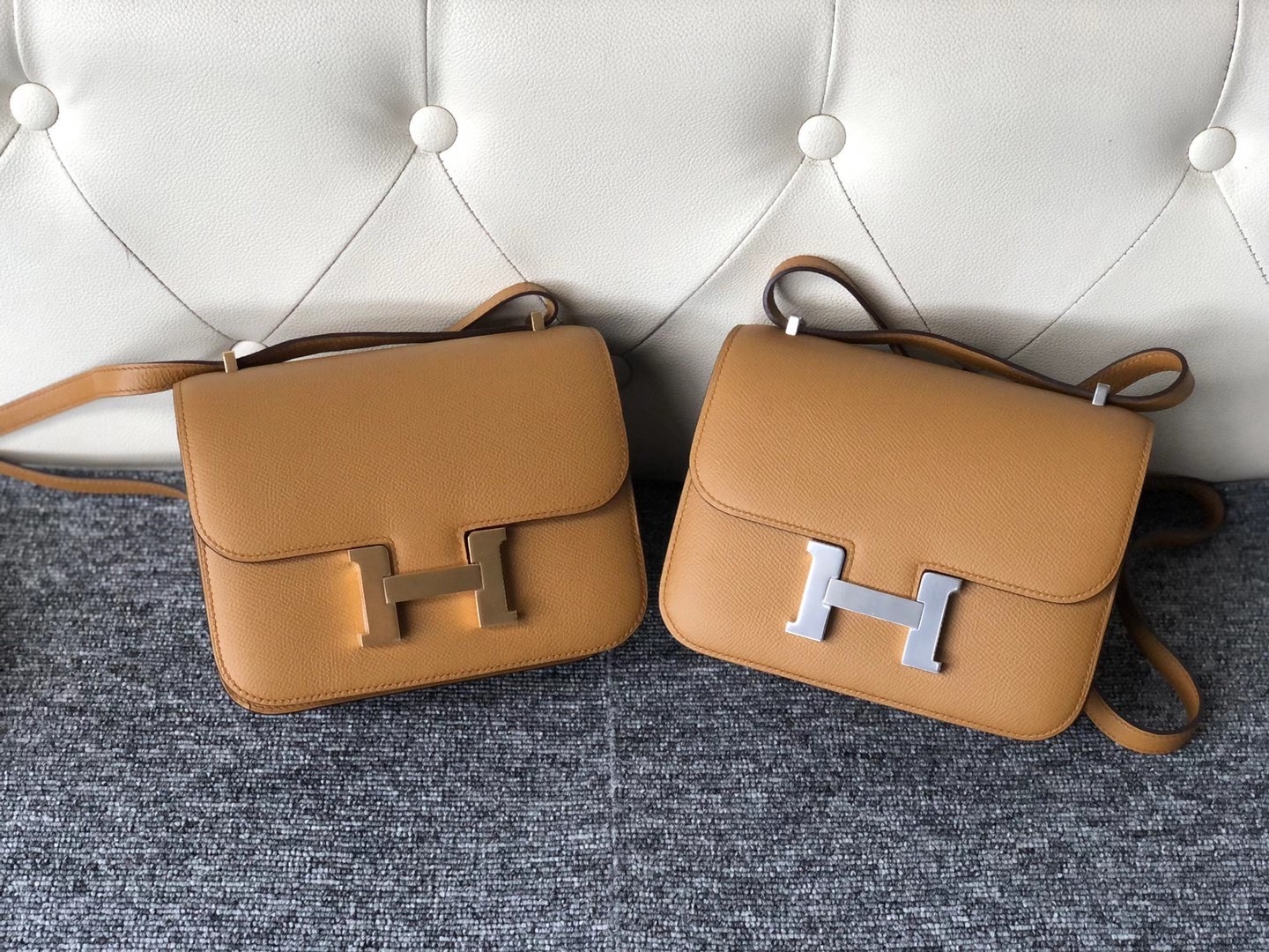 愛馬仕包包多少錢 Taiwan Hermes Constance 19cm 2S Seasme 芝麻色 Epsom