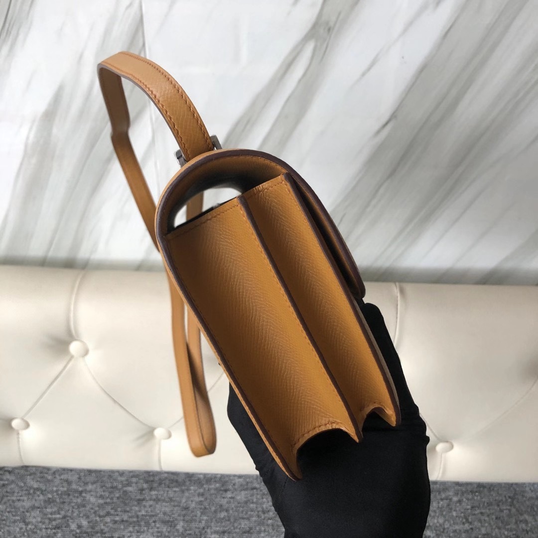 愛馬仕包包多少錢 Taiwan Hermes Constance 19cm 2S Seasme 芝麻色 Epsom