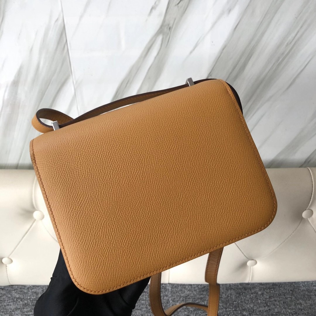 愛馬仕包包多少錢 Taiwan Hermes Constance 19cm 2S Seasme 芝麻色 Epsom