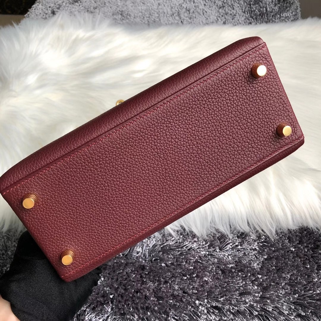 愛馬仕2021年什麽刻印 Z 刻印 Hermes Kelly 25cm togo 55 Rouge H 愛馬仕紅