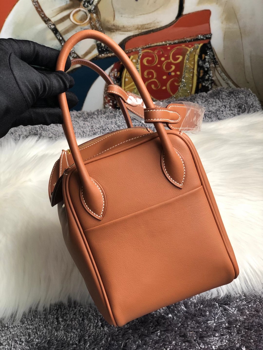 臺灣桃園市中壢區 Hermes Lindy 26 bag CK37 Gold 金棕色 Swift calfskin