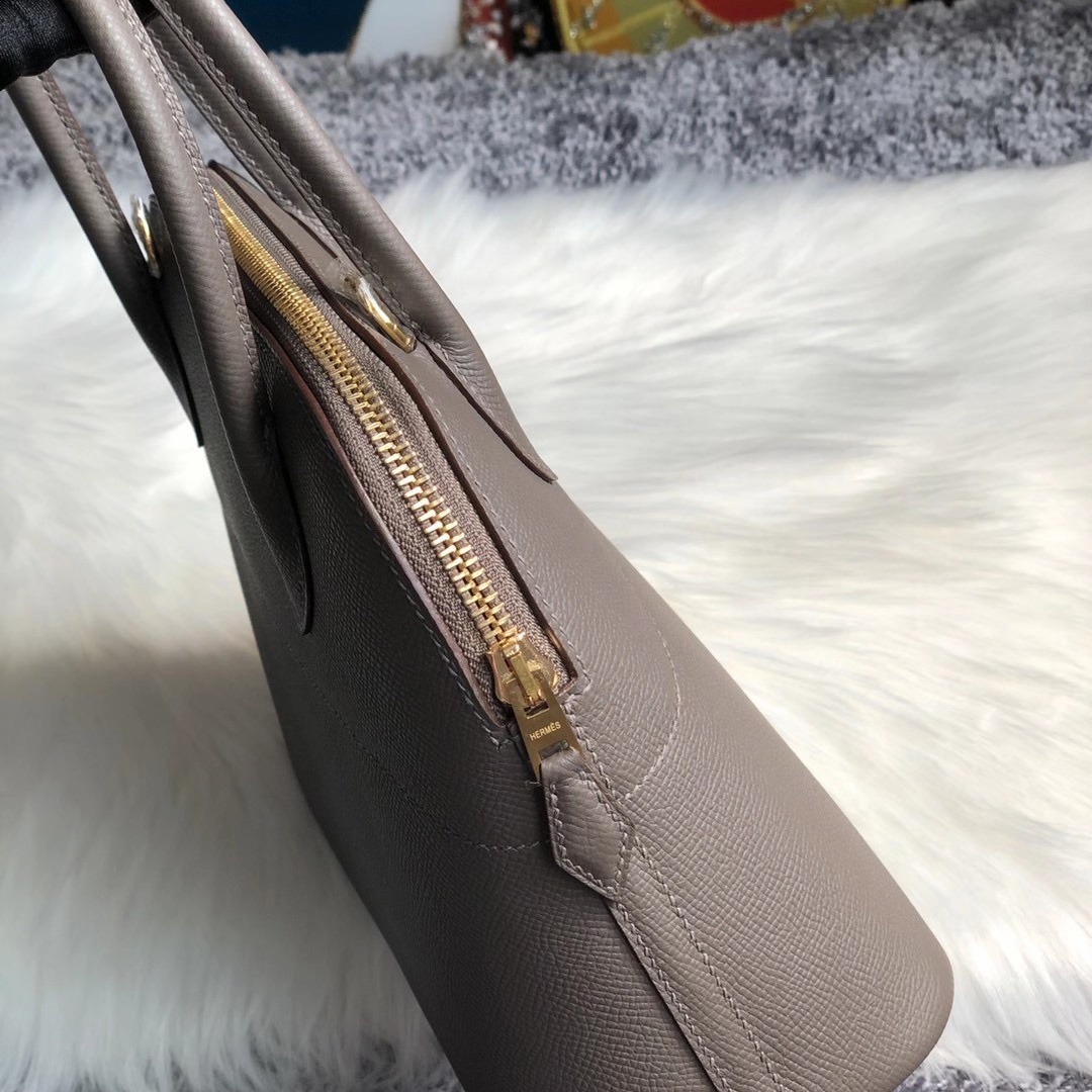 臺灣臺中市大安區 Taiwan Hermes bolide 27cm Epsom 8F Etain 錫器灰