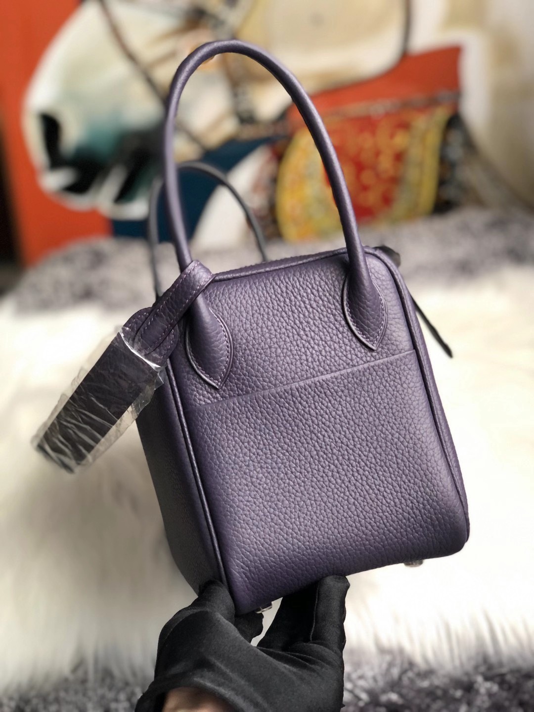 臺灣苗栗縣 彰化縣 南投縣 Taiwan Hermes Lindy 26cm Clemence 59 Raisin 葡萄紫