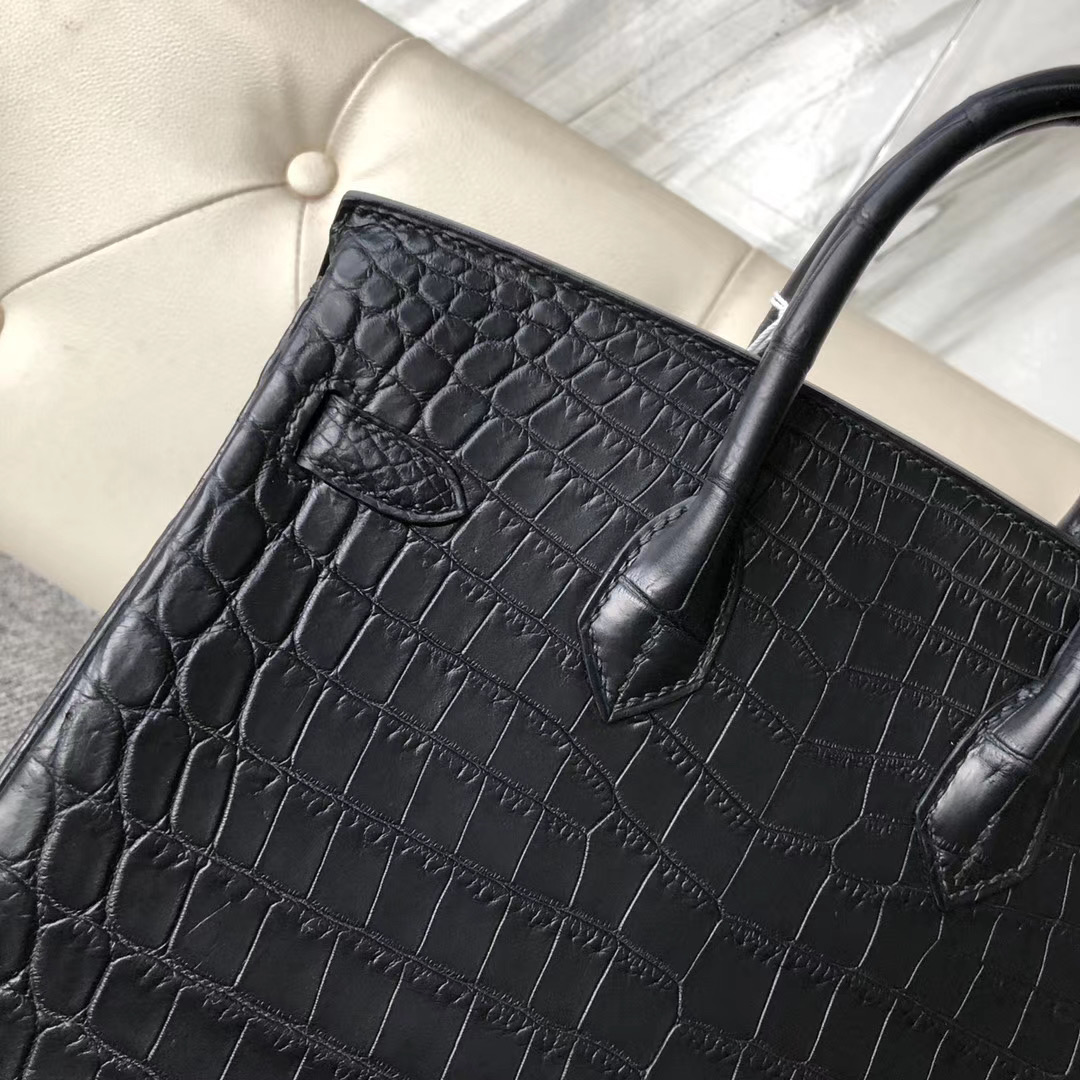 愛馬仕2021年新刻印 Z刻 新北市鶯歌區 Hermes Birkin 25cm 89 Noir 尼羅鱷魚