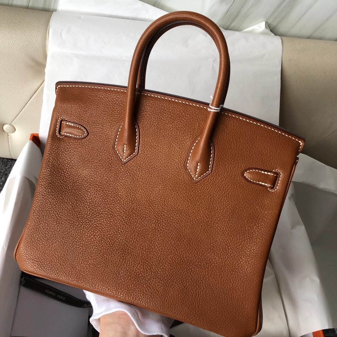 臺灣臺中市北區 Hermes Birkin 25cm Barenia Faubourg 馬鞍皮 CC34 Fauve