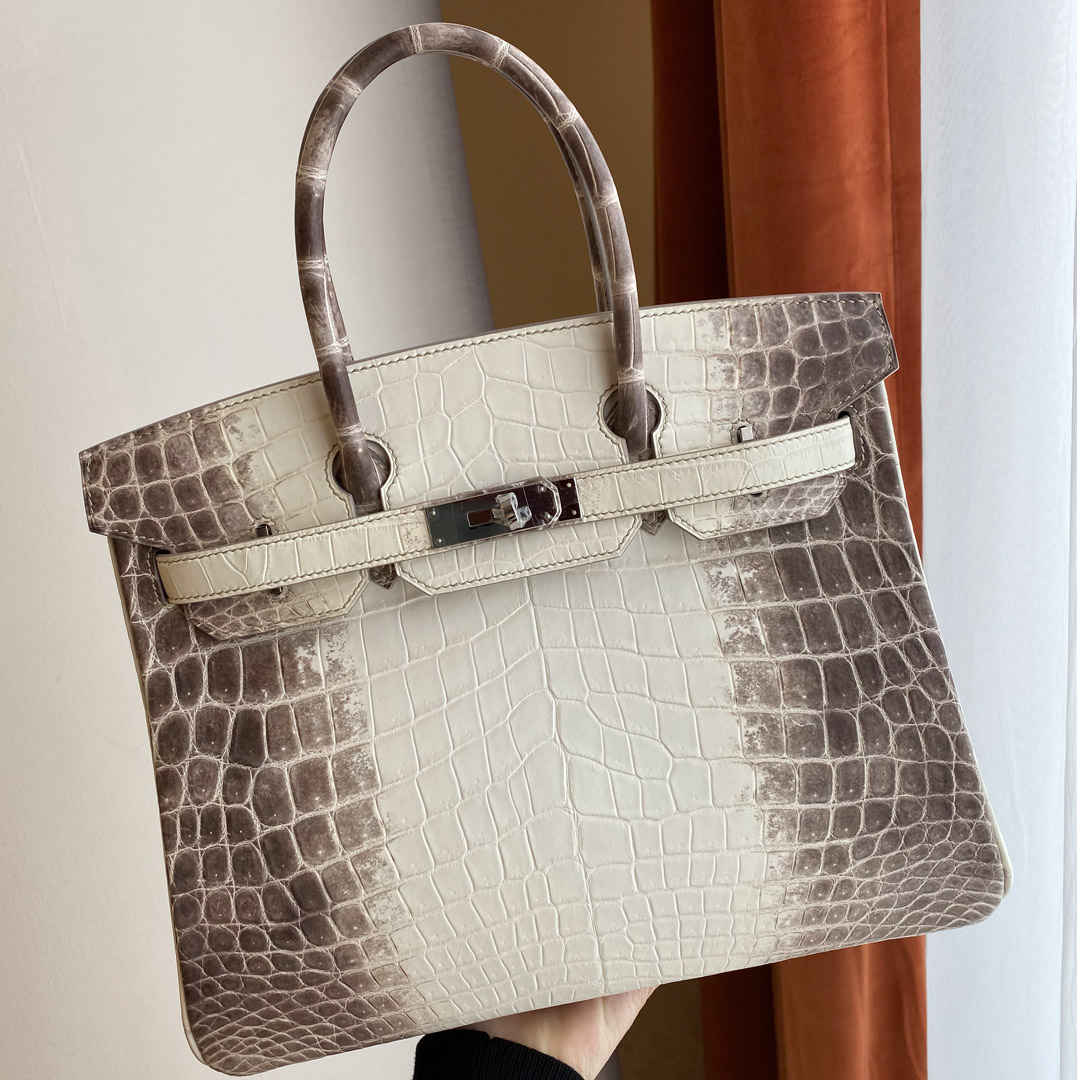 香港灣仔區跑馬地 愛馬仕 喜馬拉雅 Hermes Birkin 30 Himalayan White Niloticus Crocodile