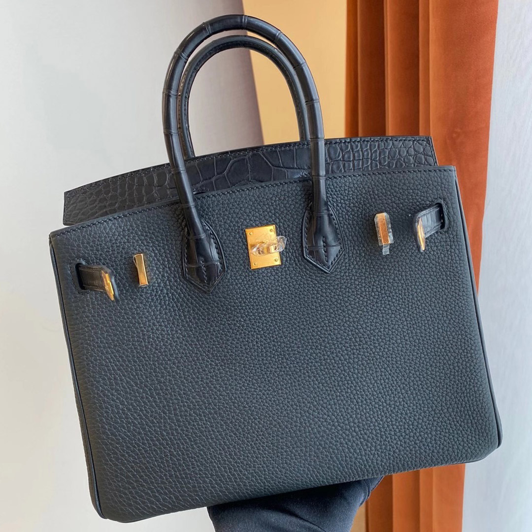 元朗區元朗愛馬仕2021年Z刻 Hermes Birkin 25cm Touch CC89 Noir  Togo 美洲鱷魚