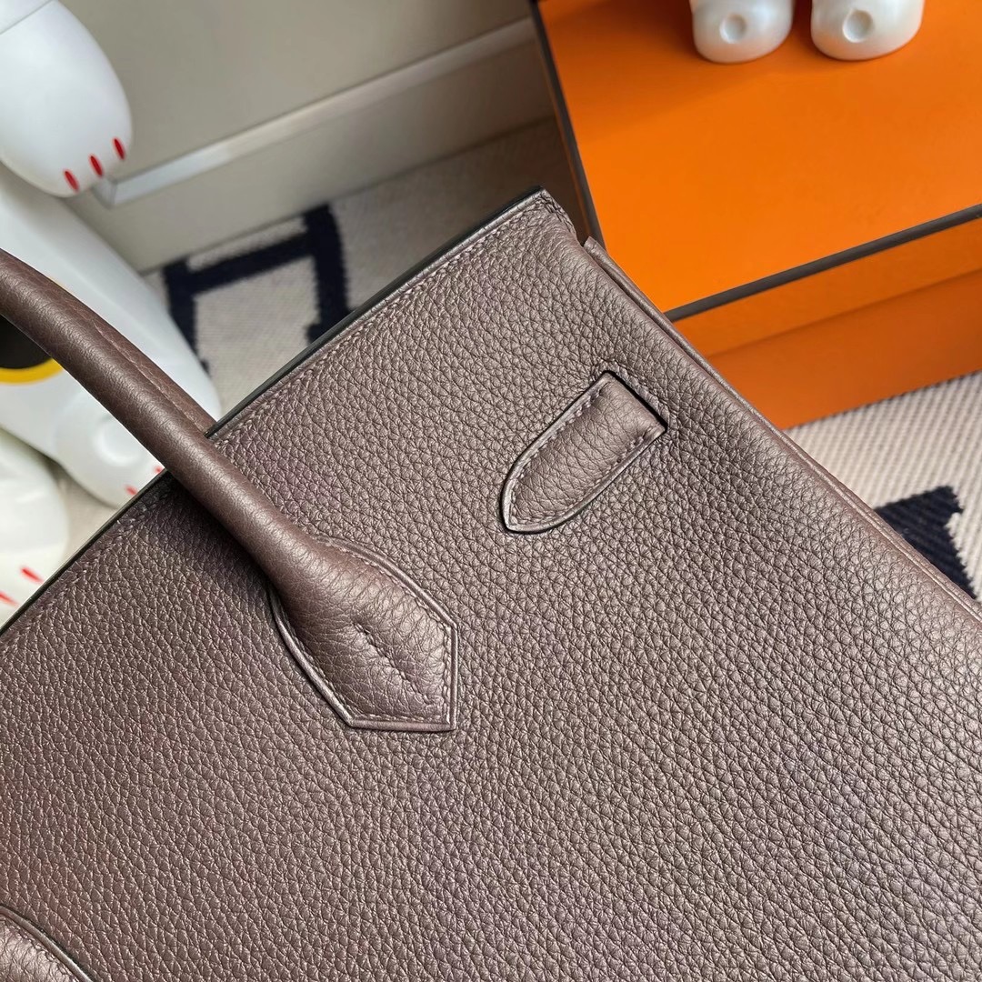 香港南區浅水湾 Hermes Birkin 30cm Togo CC47 chocolate 巧克力色 金扣