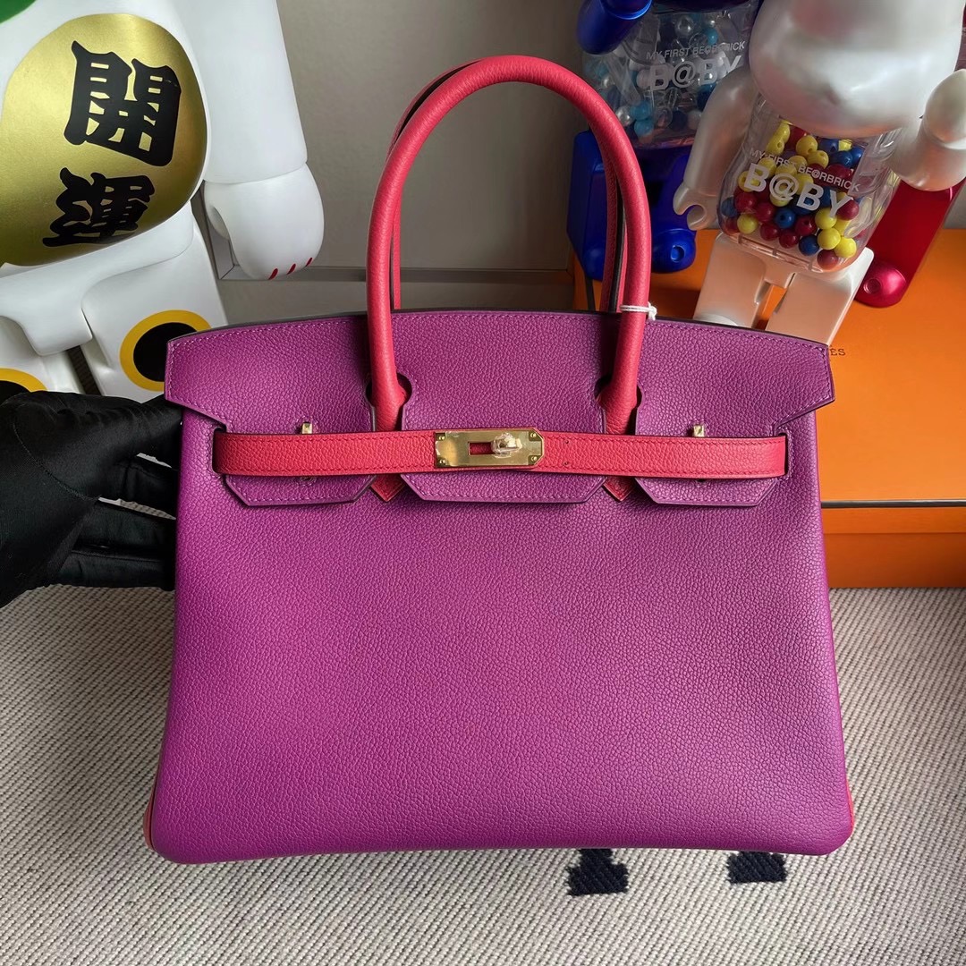 香港東區西河灣 Hermes Birkin 30cm HSS Evercolor P9 Anemone E5 Rose Tyren