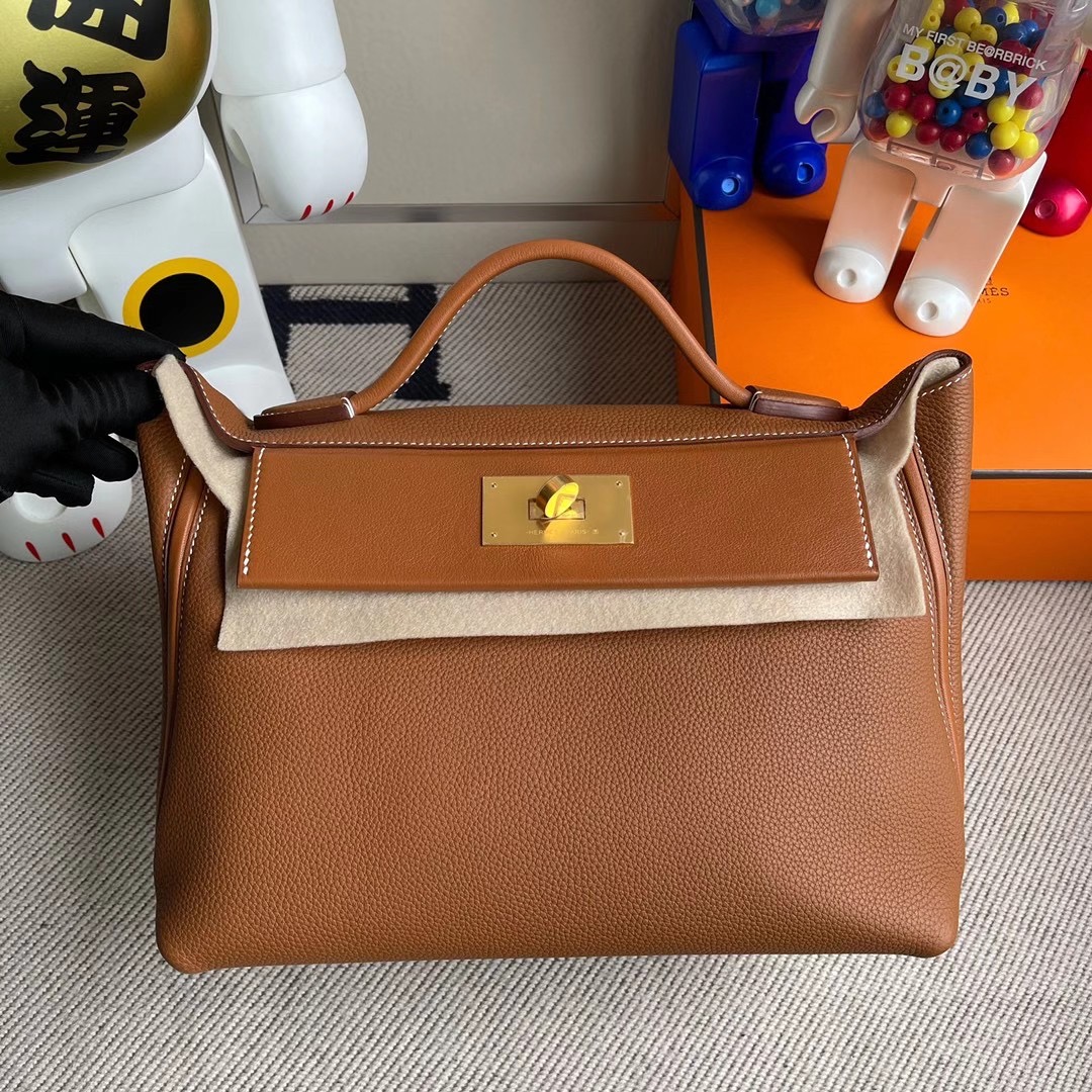 臺灣臺北市中山區 Hermes Kelly 24/24 29cm Maurice Swift CC37 Glod 金棕色