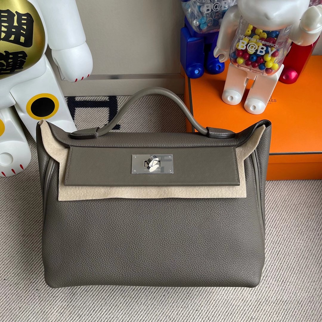 臺灣臺北市大安區 Hermes Kelly 24/24 29cm Maurice Swift 8F Etain 錫器灰