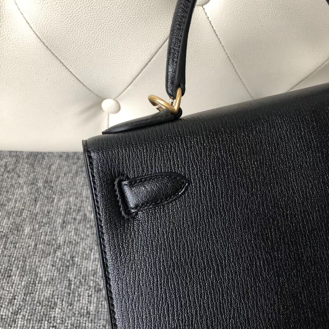 臺灣桃園縣 新竹市 Hermes Kelly 25cm CC89 Noir 黑色 Mysore goatskin 金扣