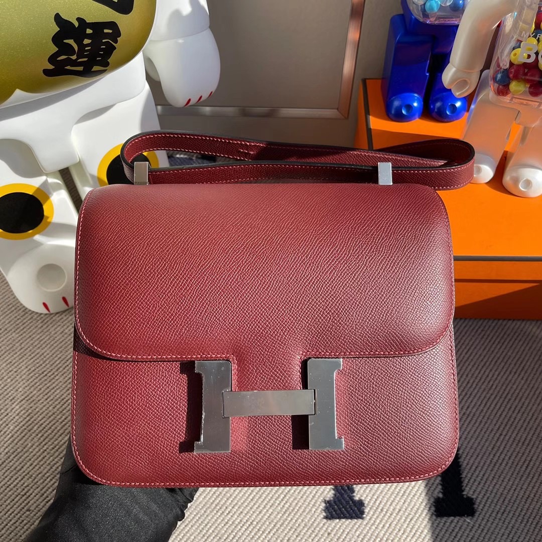 愛馬仕康斯坦斯歐洲價格 Hermes Constance 24cm Epsom CK55 Rouge H 愛馬仕紅