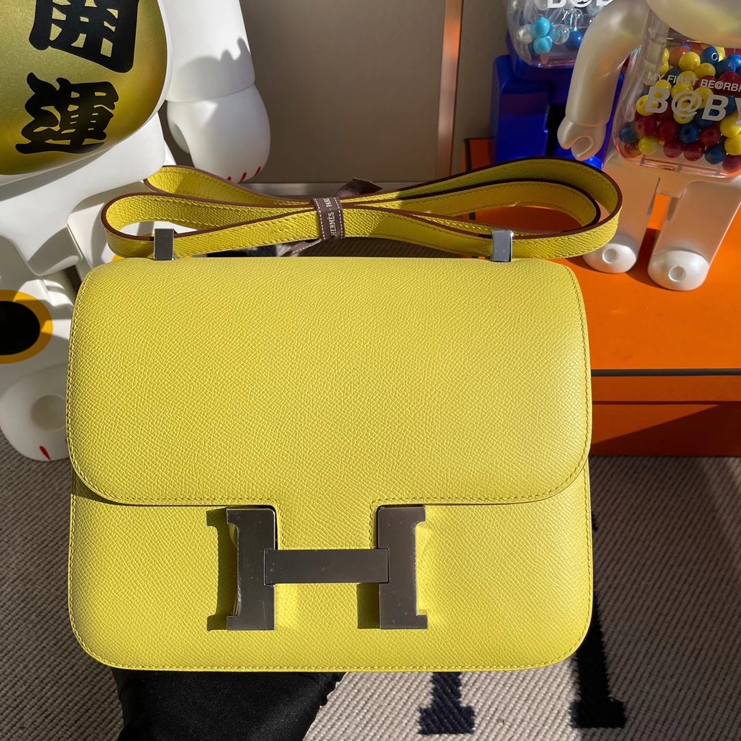 Hong Kong Hermes Constance 24cm Epsom CKC9 Soupre 鵝蛋黃