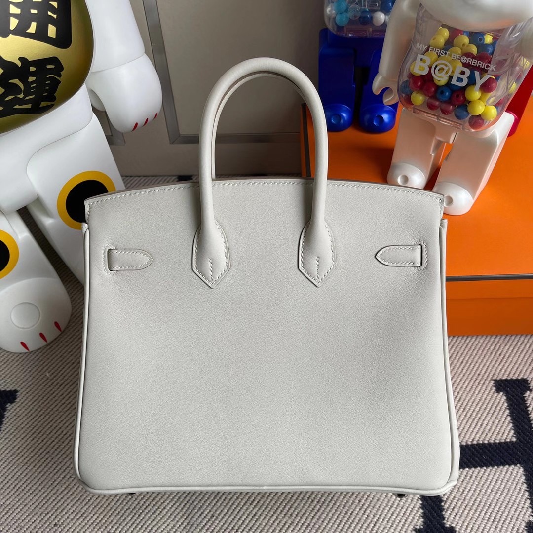 愛馬仕鉑金包刻印在哪個位置 2021年 Z刻 Hermes Birkin 25cm Swift 80 grey pearl 珍珠灰