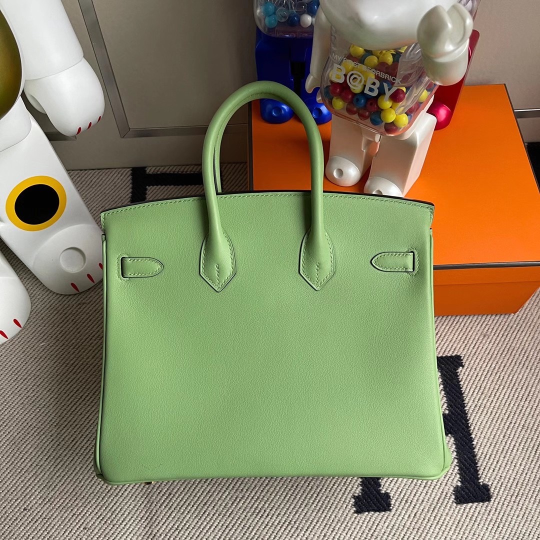 香港西貢區清水灣 愛馬仕鉑金包 Hermes Birkin 25cm Swift 3I Vert Criquet 牛油果綠