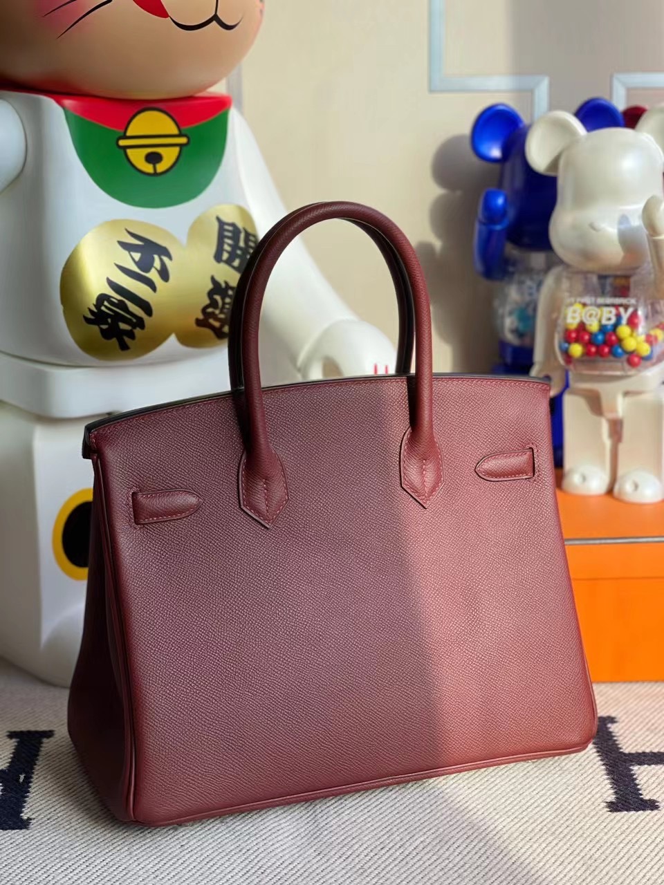 宜蘭縣 花蓮縣 愛馬仕鉑金包 Hermes Birkin 30cm Epsom CK55 Rouge H 愛馬仕紅