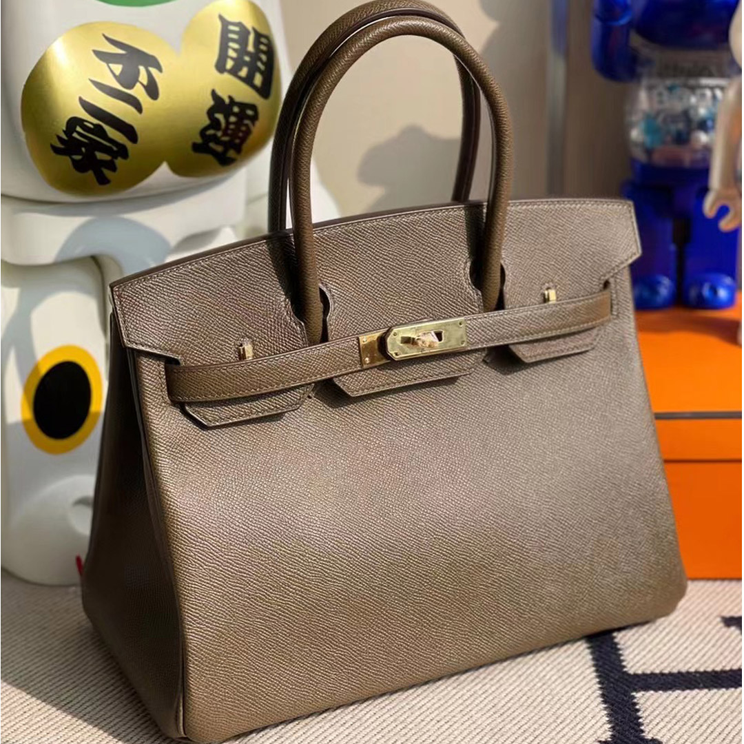 愛馬仕鉑金包2021年刻印 Z刻 Hermes Birkin 30cm Epsom 3G Alezan 栗子棕