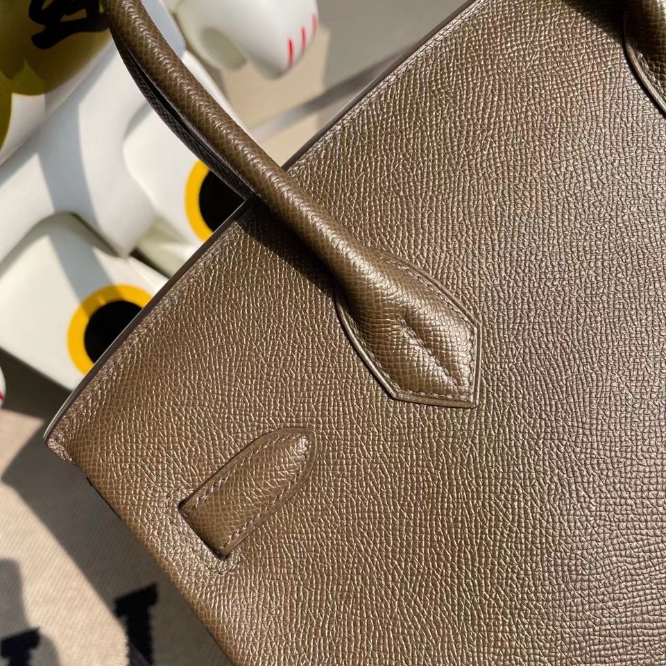 愛馬仕鉑金包2021年刻印 Z刻 Hermes Birkin 30cm Epsom 3G Alezan 栗子棕