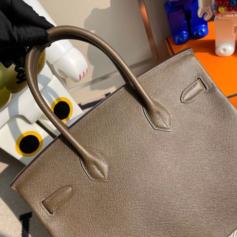 愛馬仕鉑金包2021年刻印 Z刻 Hermes Birkin 30cm Epsom 3G Alezan 栗子棕