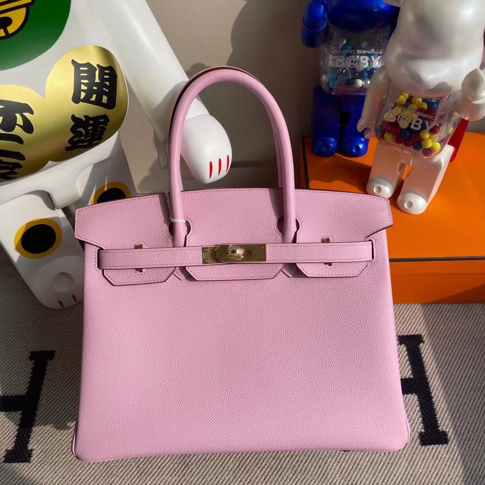 臺灣高雄市鉑金包 Hermes Birkin 30cm Epsom X9 Mauve Sylvestre 錦葵紫